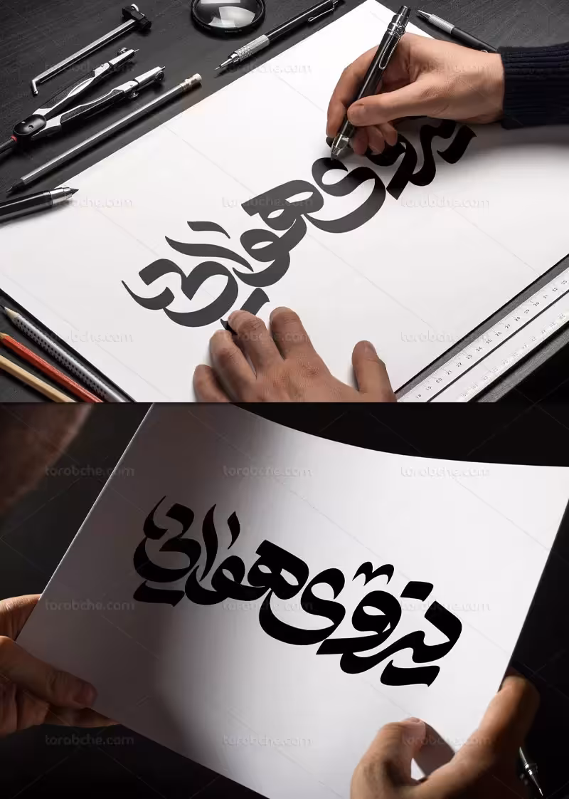 وکتور تایپوگرافی نیروی هوایی | گرافیک با طعم تربچه