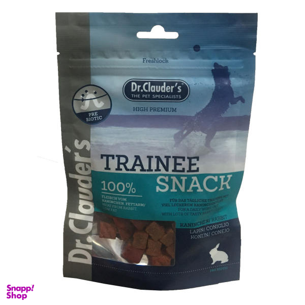 غذای تشویقی سگ دکتر کلادرز مدل Trainee Snack - Rabbit - Low Fat وزن 80 گرم