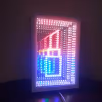 تابلو  ال ای دی  LED آینه ای با طرح رژ لب