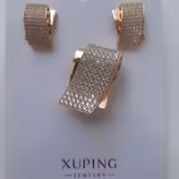 نیم ست ژوپینگ کاملا مشابه طلا و شیک