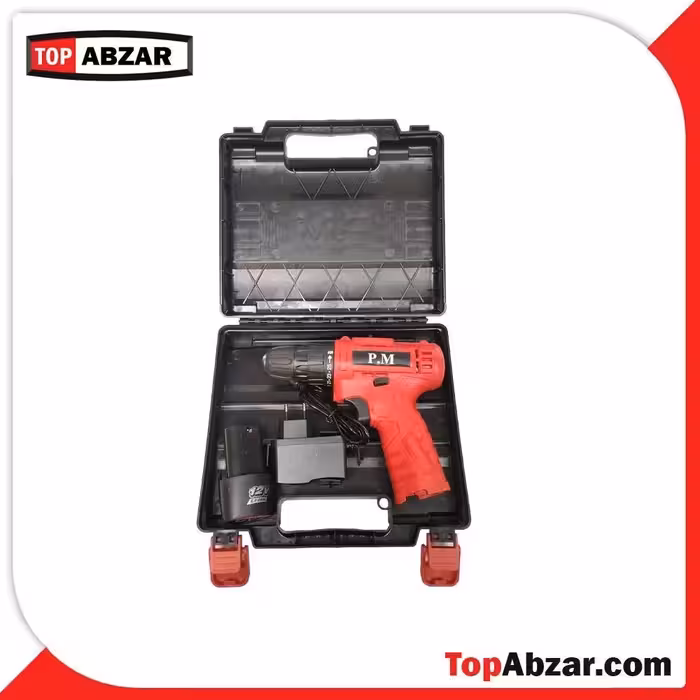 دریل شارژی 12 ولت پی ام  همراه با کیف بی ام سی و گارانتی شش ماهه(ارسال توسط تیپاکس و پس کرایه است)