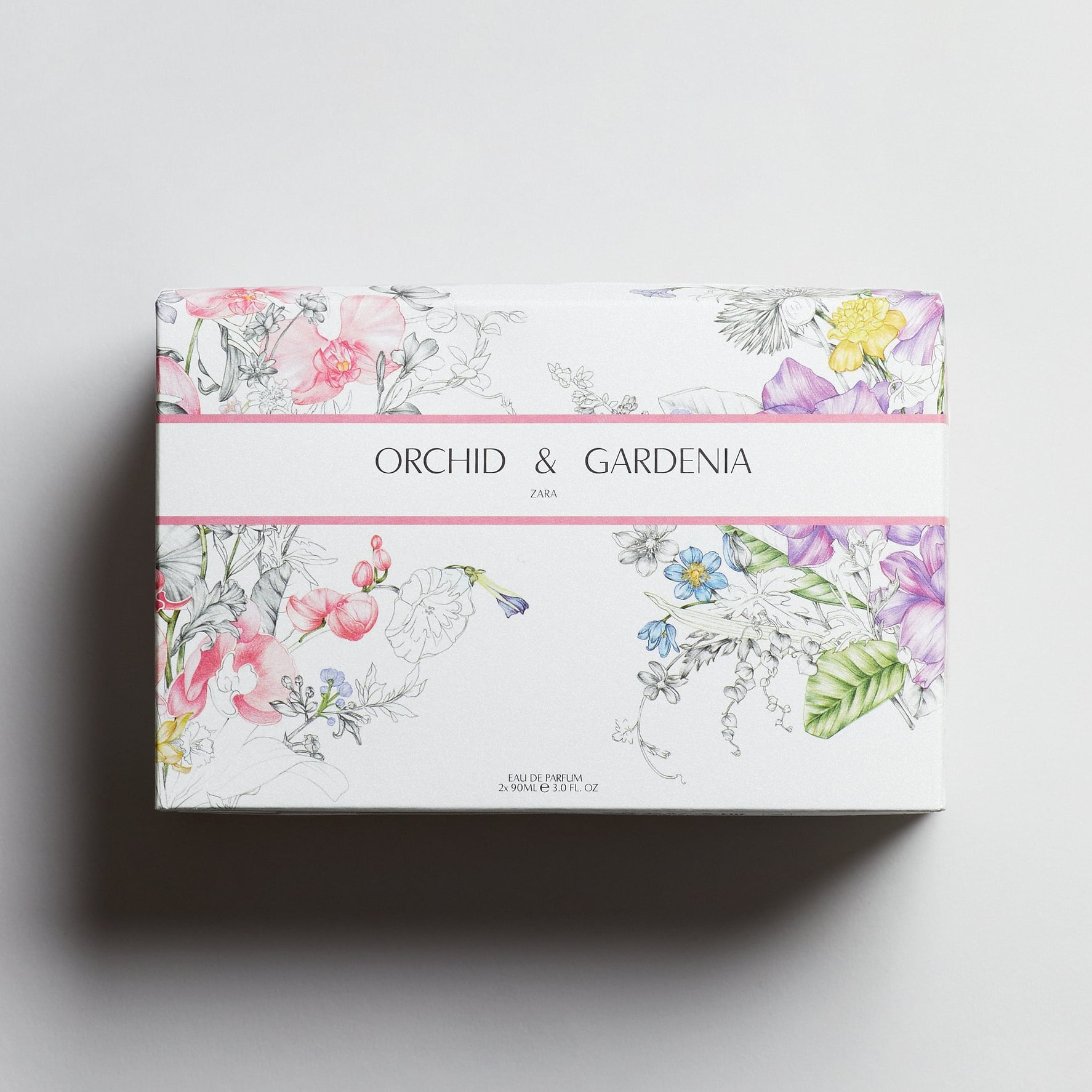 عطر دو عددی زارا اورکید و گاردنیاZara orchid gardenia 90ml