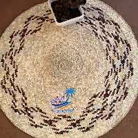 سفره حصیری طرح پیچیی