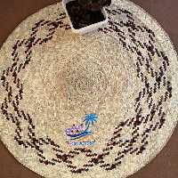 سفره حصیری طرح پیچیی