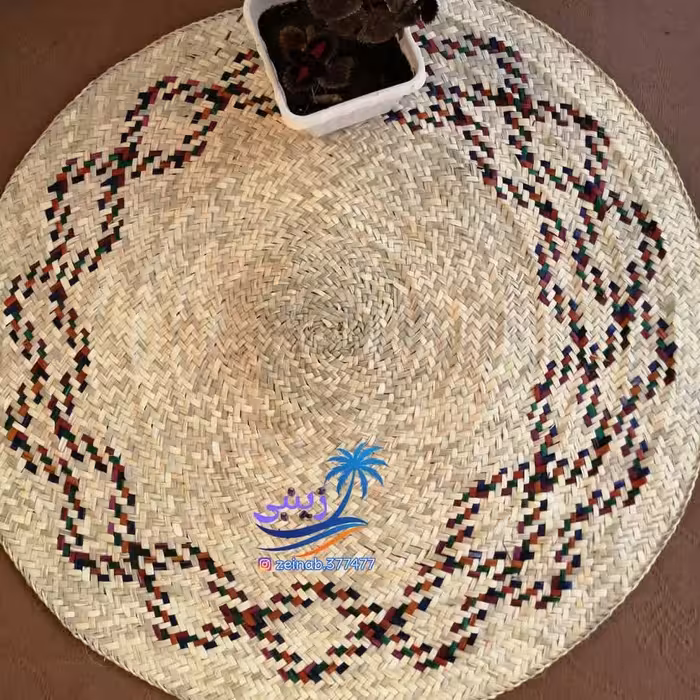 سفره حصیری طرح پیچیی