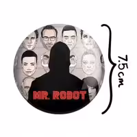 آینه جیبی خندالو مدل سریال آقای ربات Mr.Robot کد 10230