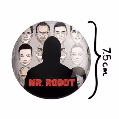 آینه جیبی خندالو مدل سریال آقای ربات Mr.Robot کد 10230