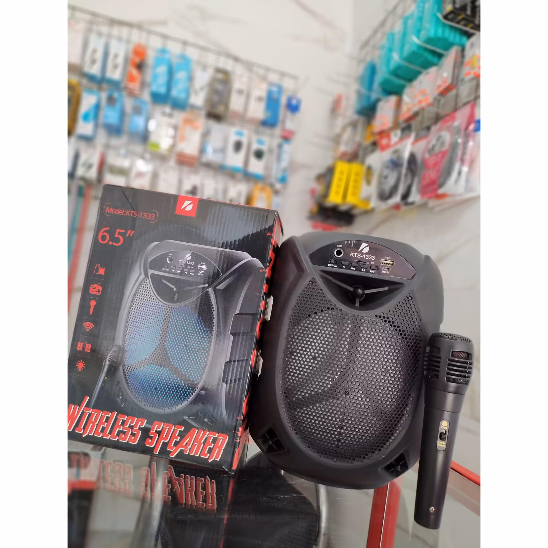 اسپیکر بلوتوثی مدل KTS-1333 همراه با میکروفون