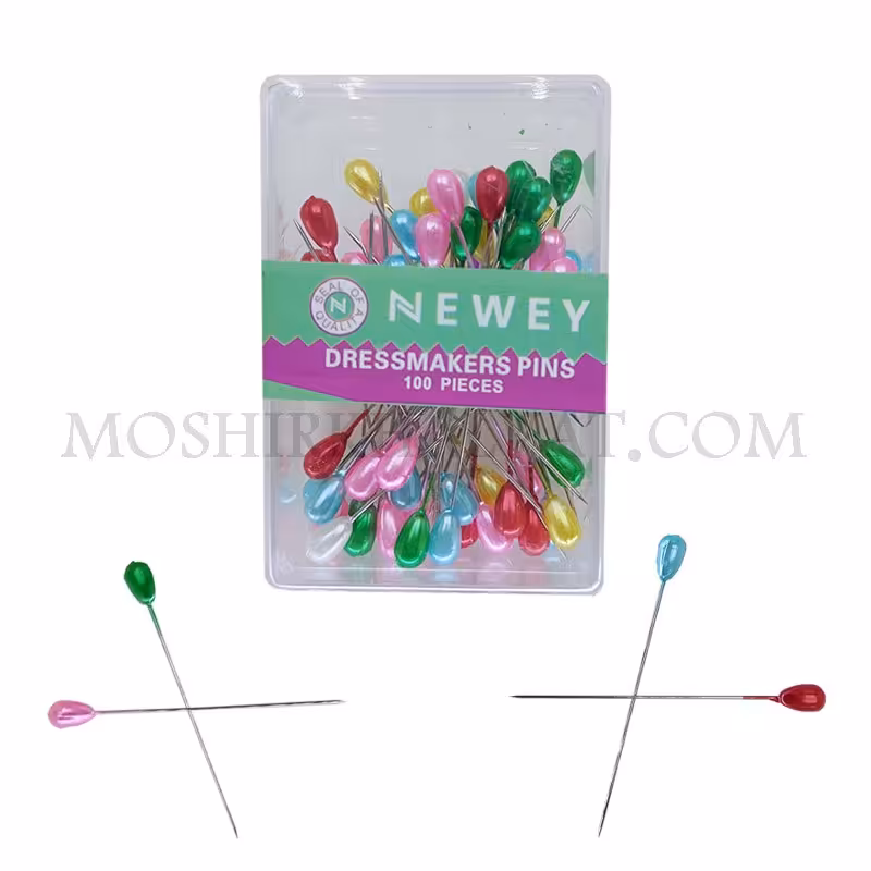 سوزن ته مروارید طرح اشک
