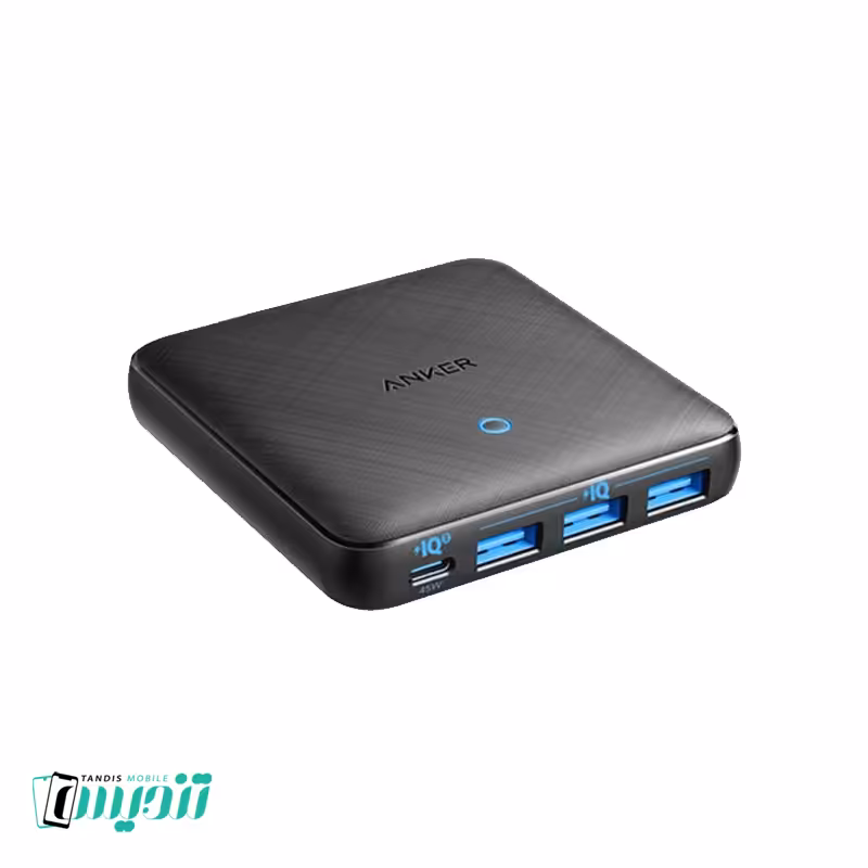 شارژر رومیزی انکر مدل PowerPort Atom III Slim 65W - زنگوله