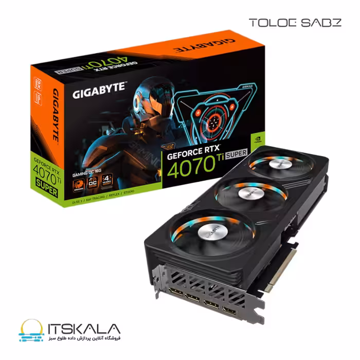 قیمت و خرید کارت گرافیک گیگابایت GeForce RTX 4070 Ti SUPER GAMING OC 16G | ITSKALA