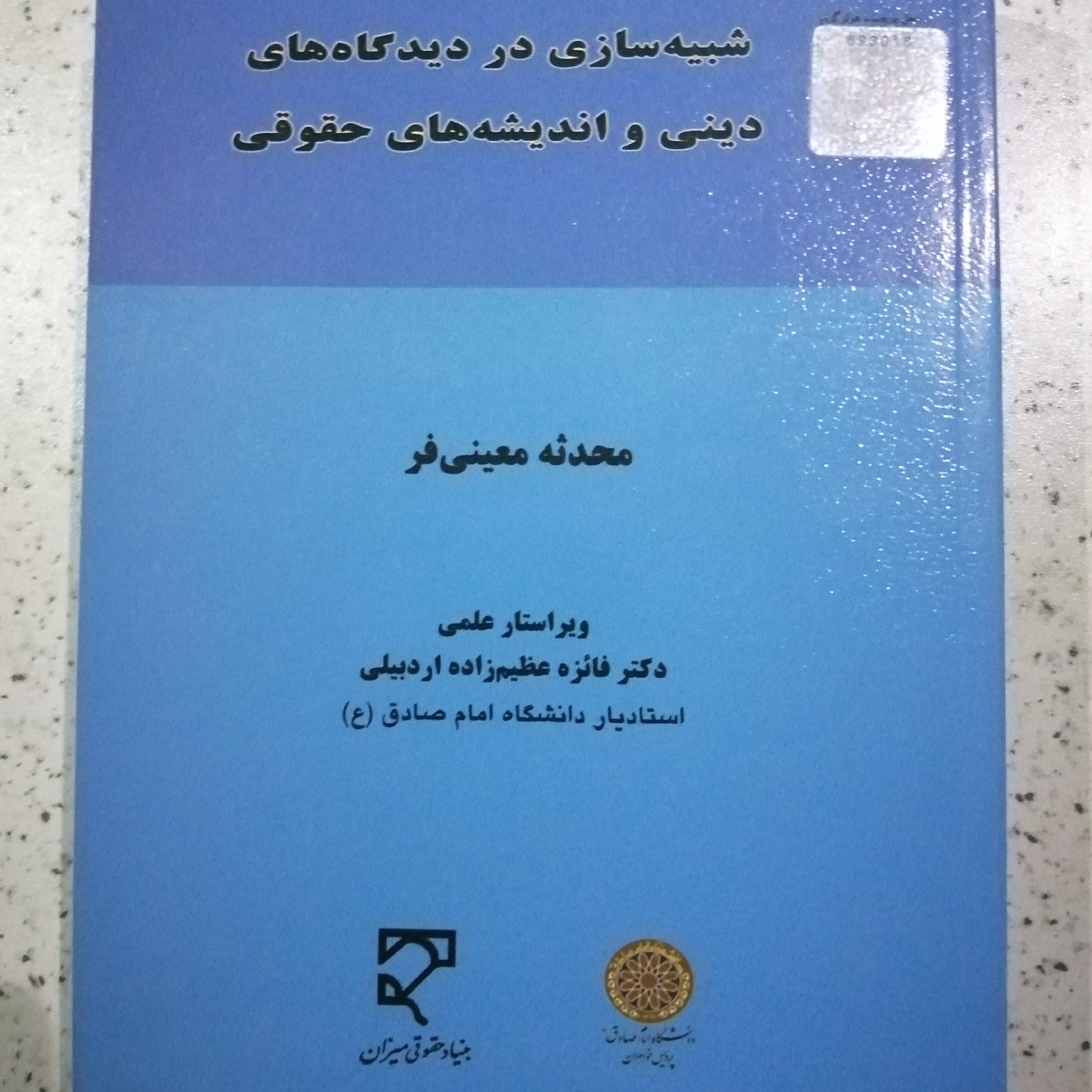 کتاب شبیه سازی در دید گاه های دینی و اندیشه های حقوقی اثر محدثه معینی فر