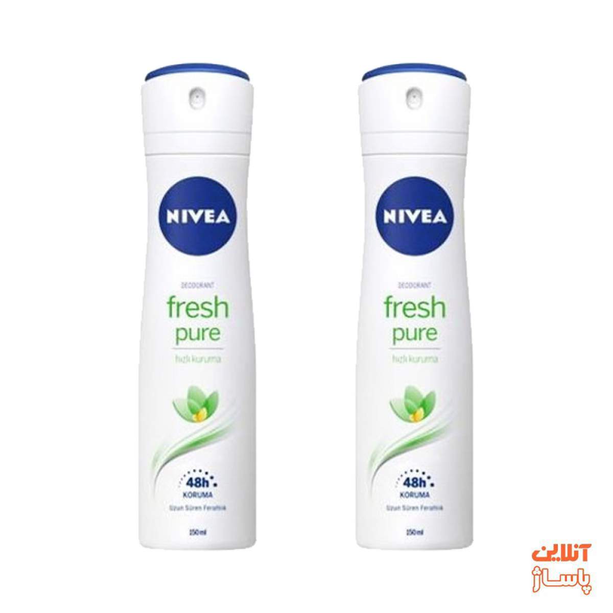 اسپری بدن زنانه نیوآ مدل Fresh Pure حجم 150 میلی لیتر مجموعه 2 عددی