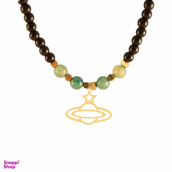 گردنبند طلا 18 عیار زنانه سانا گالری مدل سیاره کد D10615