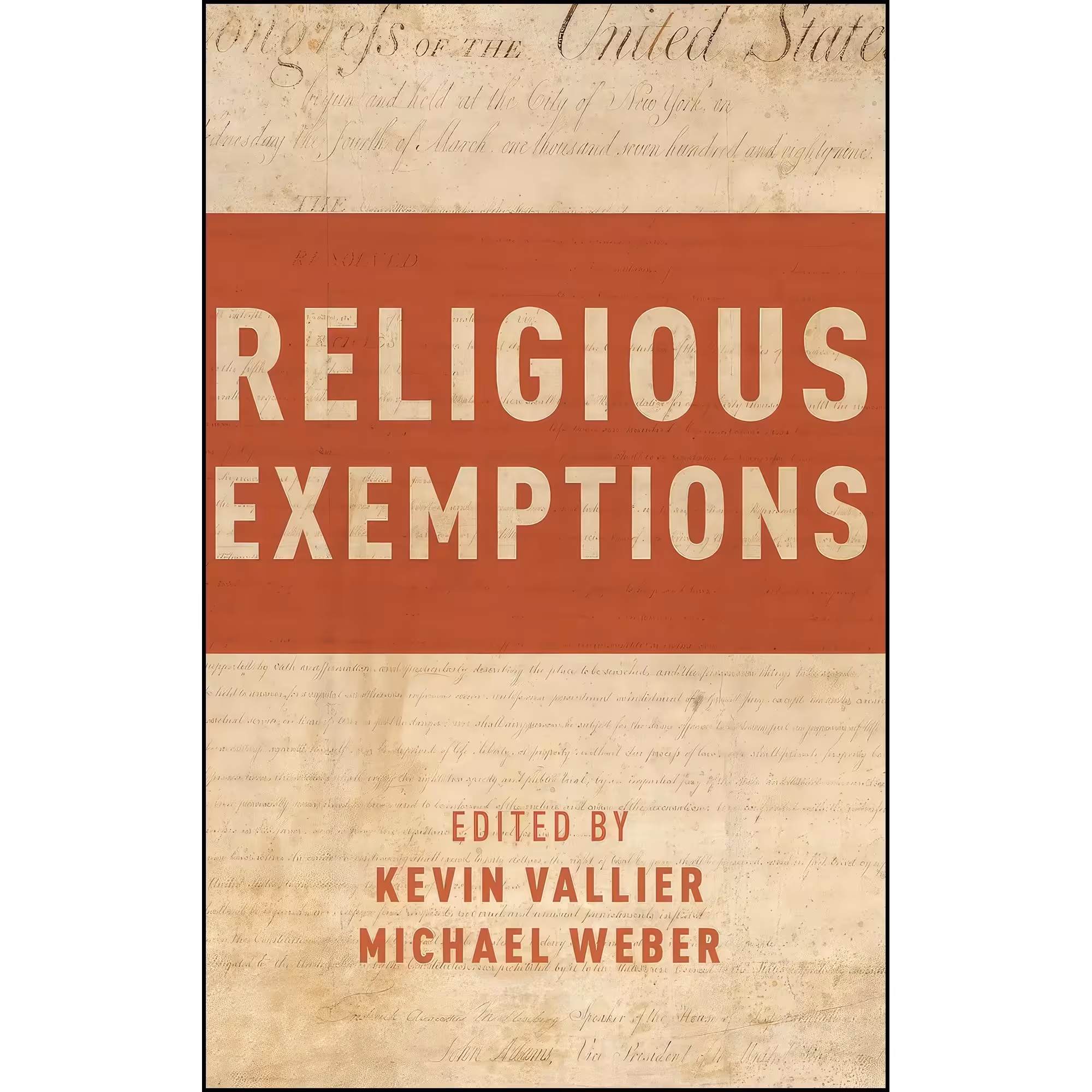 کتاب زبان اصلی Religious Exemptions اثر Kevin Vallier and Michael Weber