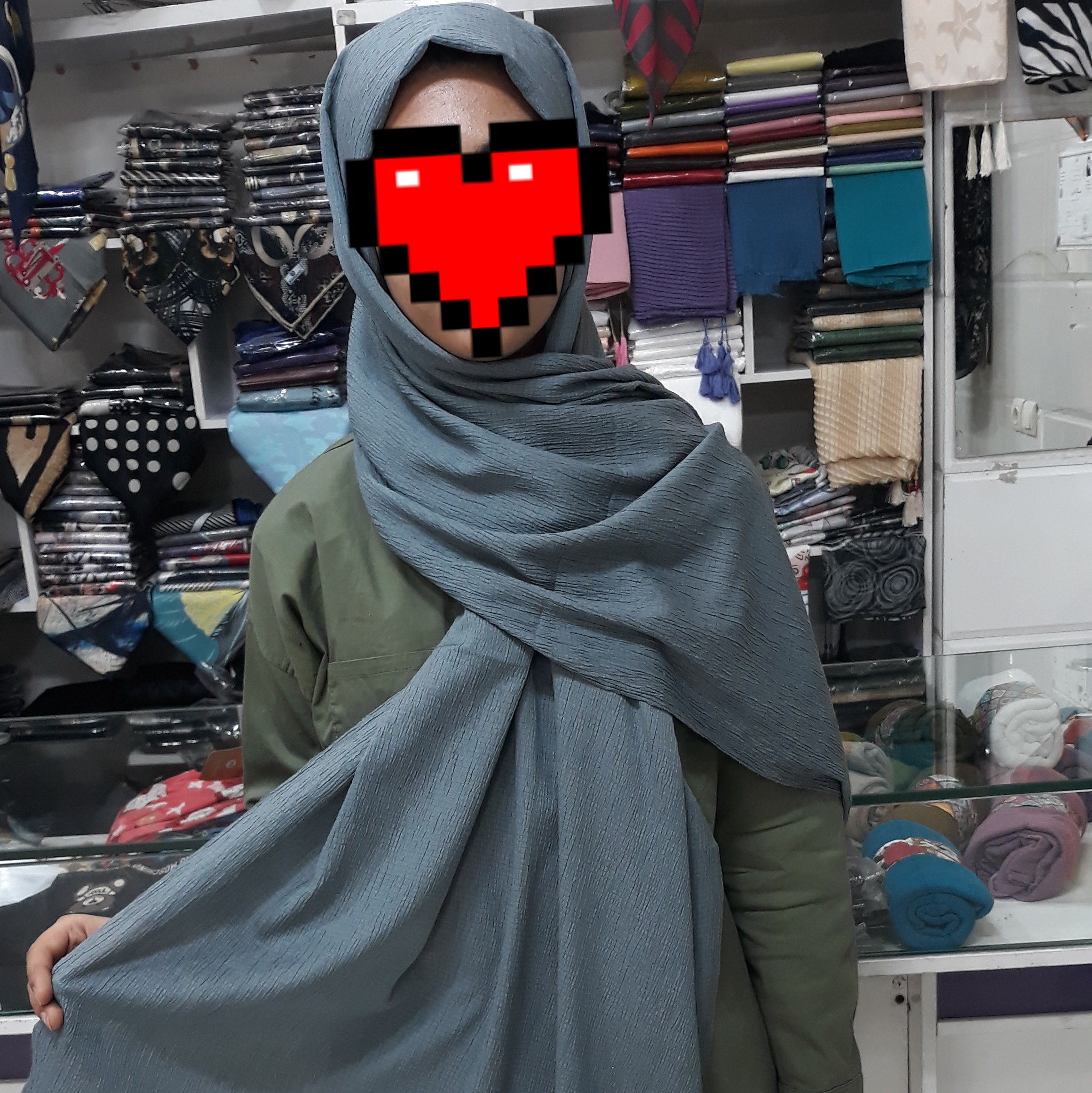 شال نخی  پفکی