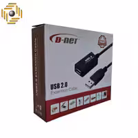 کابل افزایش طول USB بافر دار ( تقویت کننده ) دی نت 15 متری