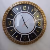 ساعت دیواری بزرگ خاتم،تلفیقی از کلاسیک و سنتی،زیبا و شکیل