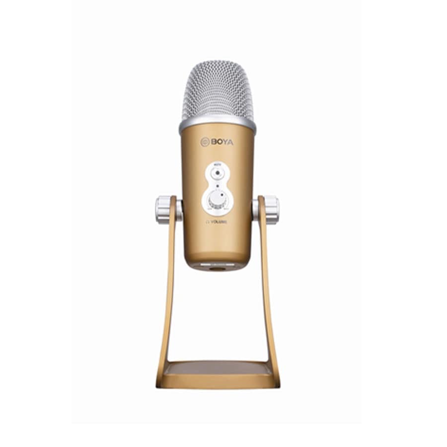 میکروفون استودیویی بویا طلایی Boya BY-PM700 USB Microphone