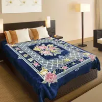 پتو گلبافت کد129 تکنفره سایز160در220سانتی متر (پس کرایه)