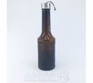 بطری شیشه ای طرح دار کد 10293