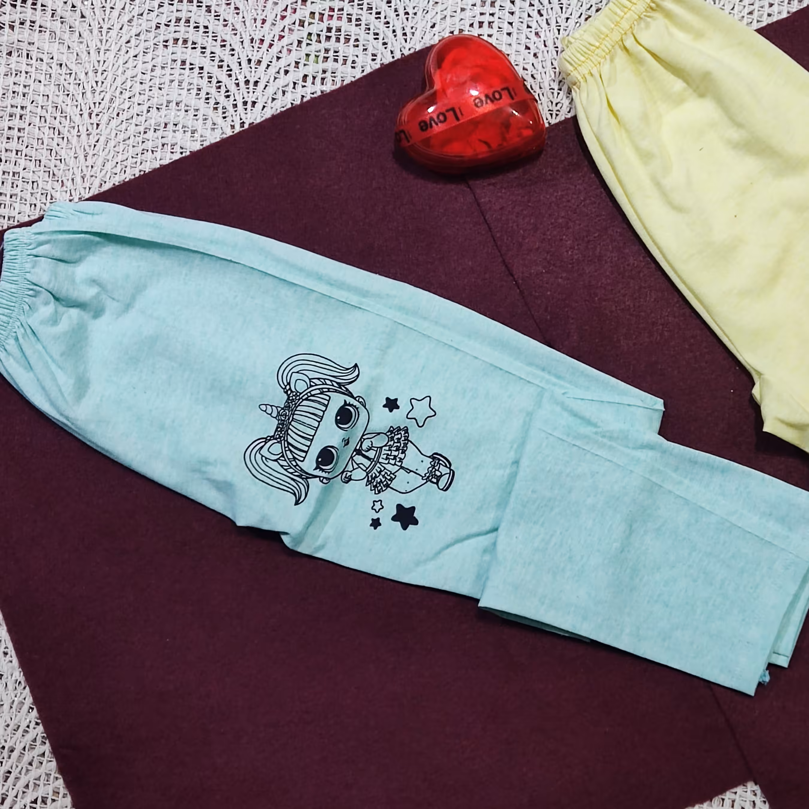 شلوار  دخترانه  عروسکی