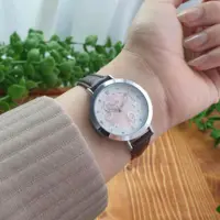 ساعت دخترانه تیانمی بند چرم قهوه ای