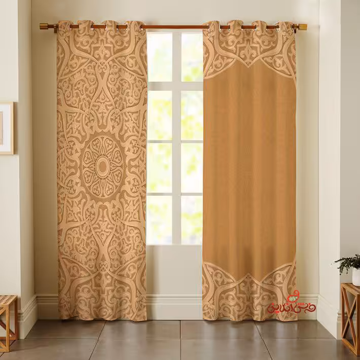 پرده 2عددی سنتی کد 2122