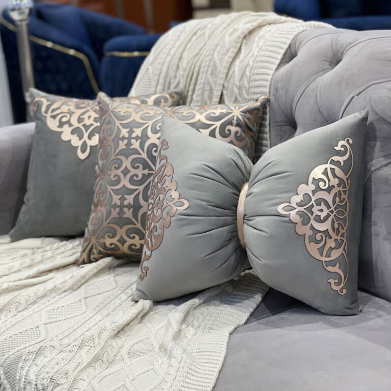 ست کوسن 3 عددی طرح اسلیمی و اطلس