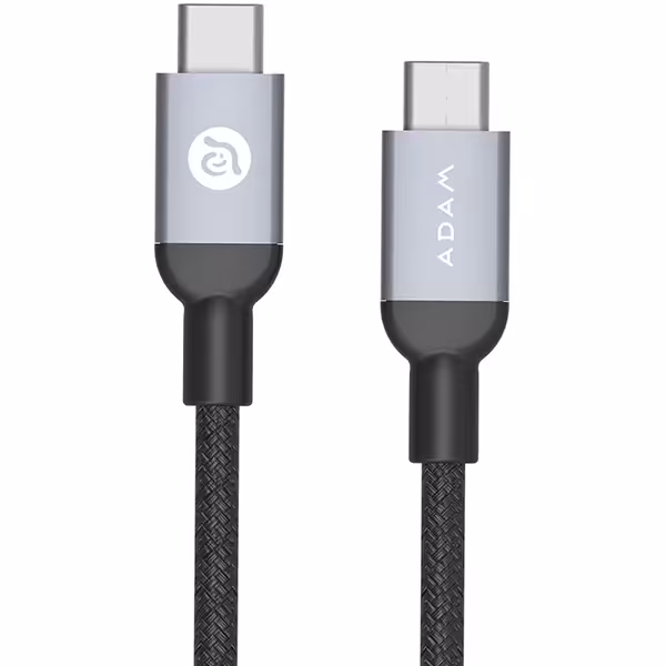 کابل 2 متری آدام المنتس ADAM ELEMENTS تبدیل USB-C به USB-C مدل CASA B200 - خاکستری - Hiapple.ir