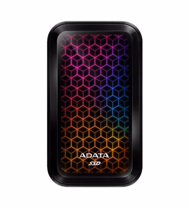 هارد اکسترنال ای دیتا مدل RGB LIGHTING SE770G ظرفیت 512 گیگابایت