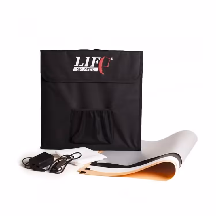 خیمه نور ال ای دار Life of Photo LED660 Portable Photo Studio 60×60