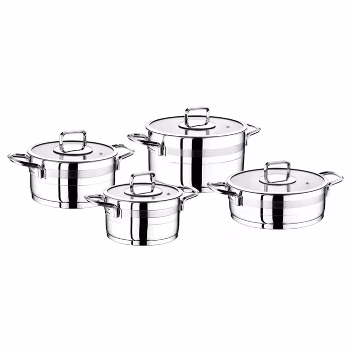 سرویس قابلمه استیل 8 پارچه اویم سارای مدل سفیر AV1364