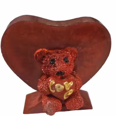 ولنتاین قلب وخرس دستساز