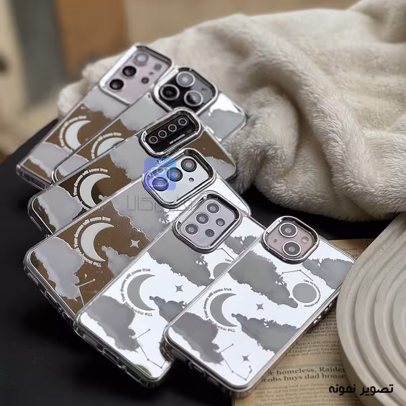 خرید قاب فانتزی گوشی شیائومی Redmi K70E مدل آینه ای ماه و صورت فلکی | فارس کالا