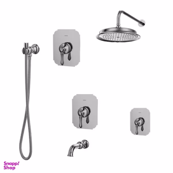 ست شیرآلات کسری مدل ناپل توکار مجموعه 6 عددی