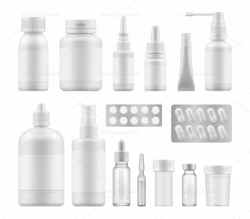 وکتور قرص و دارو | گرافیک با طعم تربچه