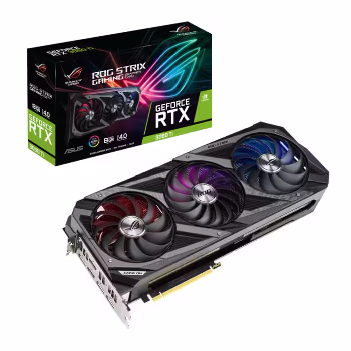 کارت گرافیک ایسوس ROG STRIX RTX 3060 TI 8G GAMING