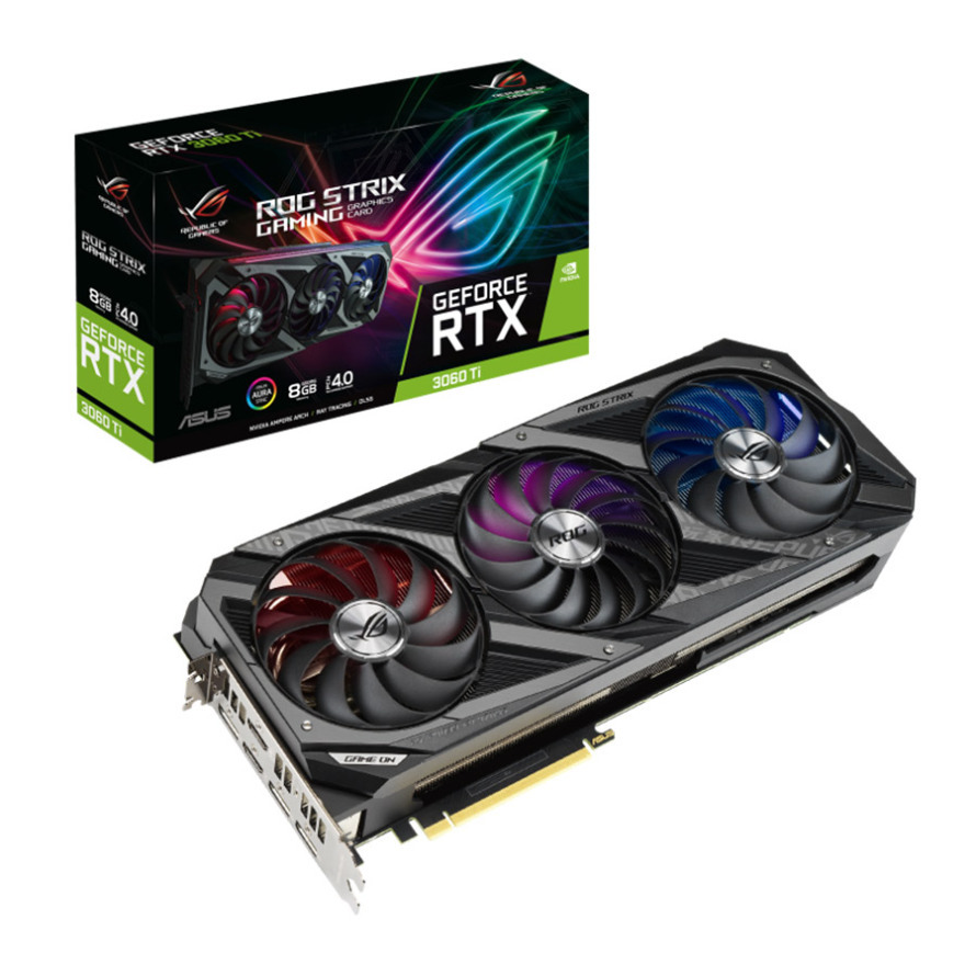 کارت گرافیک ایسوس ROG STRIX RTX 3060 TI 8G GAMING