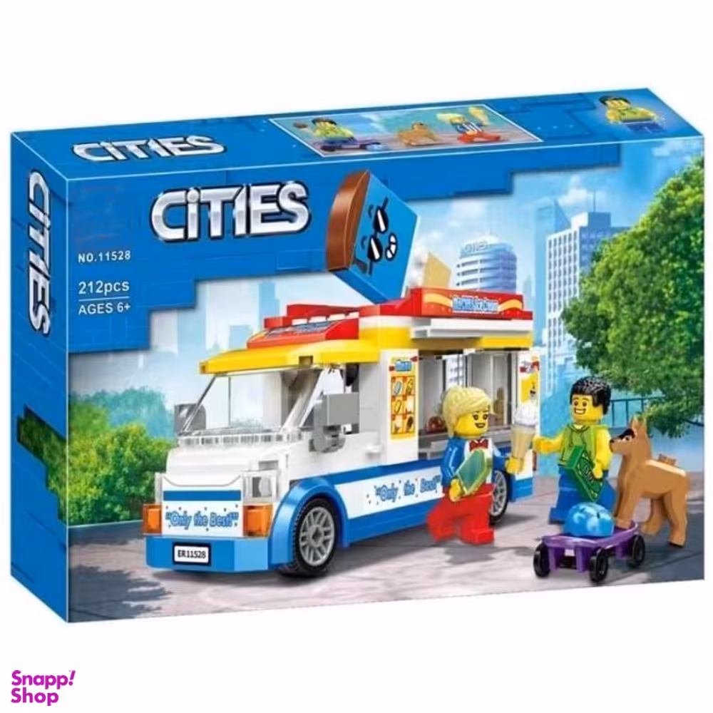 ساختنی مدل کامیون بستنی فروشی کد 11528