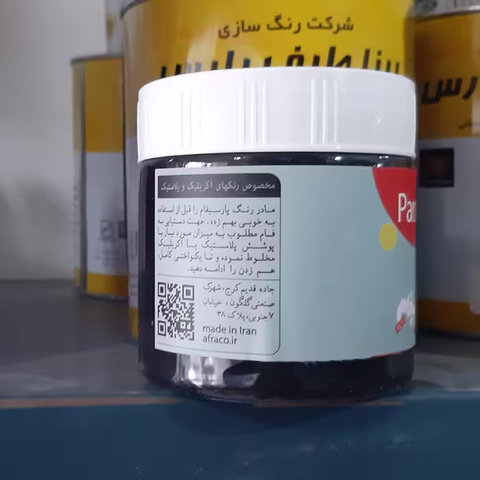 مادر رنگ مشکی پلاستیک و اکریلیک