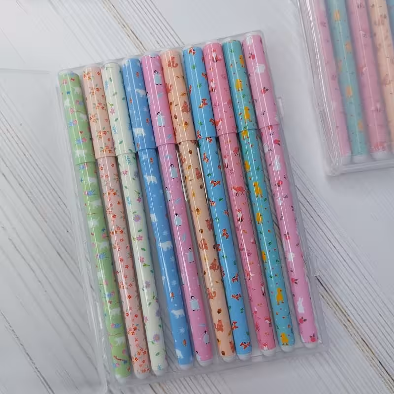 پک رواننویس هپی دی طرح گل و حیوانات