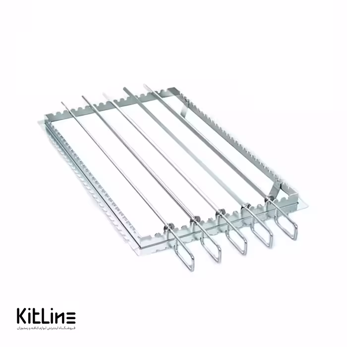 سینی کباب به همراه 5 مدل سیخ رشنال (Rational) مدل 60.72.414