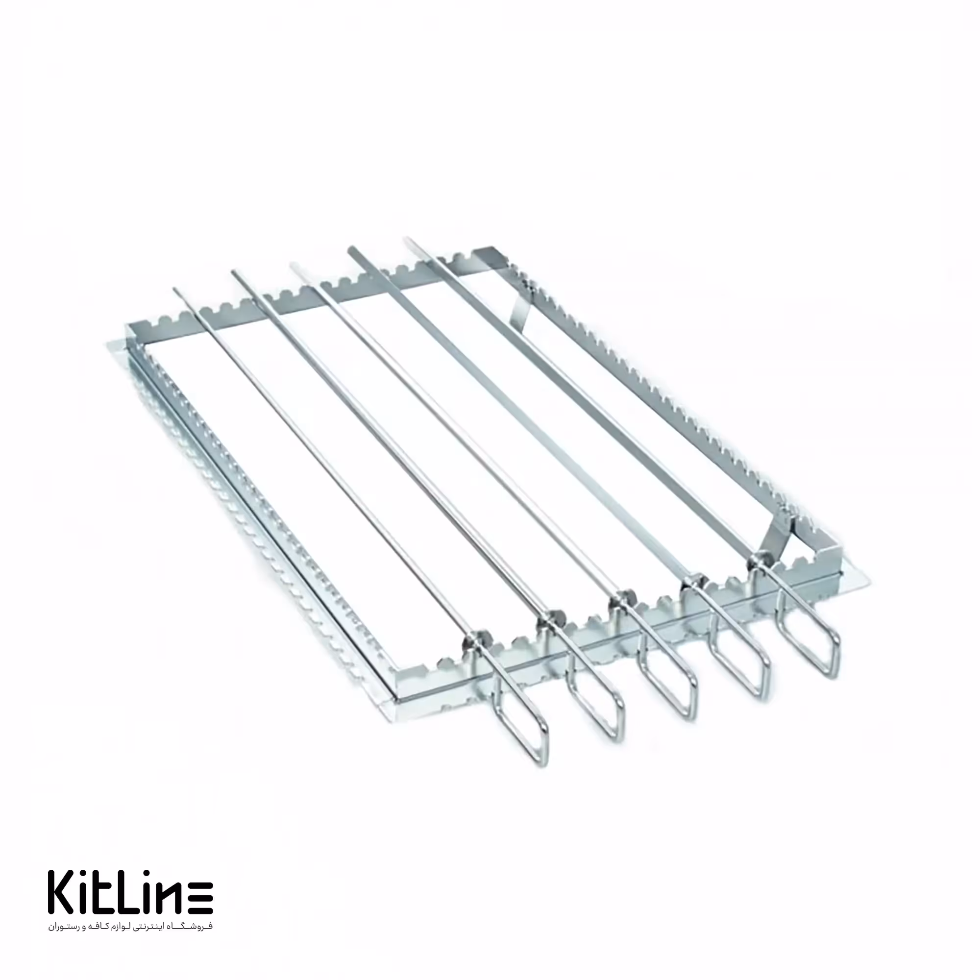 سینی کباب به همراه 5 مدل سیخ رشنال (Rational) مدل 60.72.414