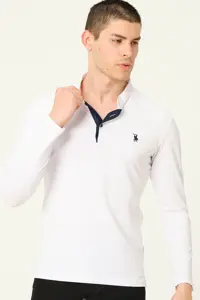 سویشرت سفید مردانه V4009 اورجینال Dewberry