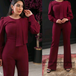 سرهمی زنانه کرپ مازراتی مدل سامانتا