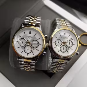 ست زنانه مردانه ساعت مچی سیتیزن موتور شرکتی طرح کرنو Citizen