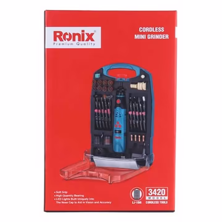 کیت فرز مینیاتوری شارژی 3420 رونیکس 3.6 ولت  