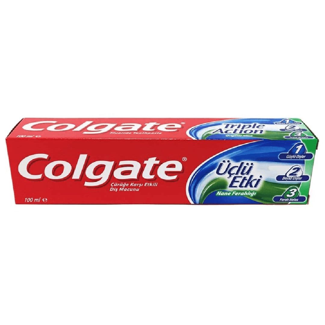 خمیر دندان کلگیت اصل 3 کاره colgate میل 100