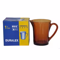پارچ دسته دار برند دورالکس مدل عسلی بسته 1 عددی